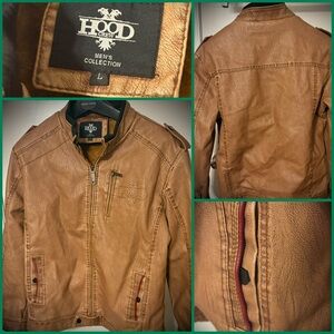 Men's Tan Leather Jacket